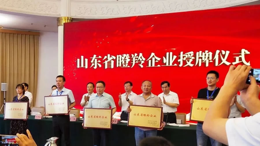 創澤智能機器人股份有限公司榮獲山東省首批“瞪羚企業”榮譽稱號