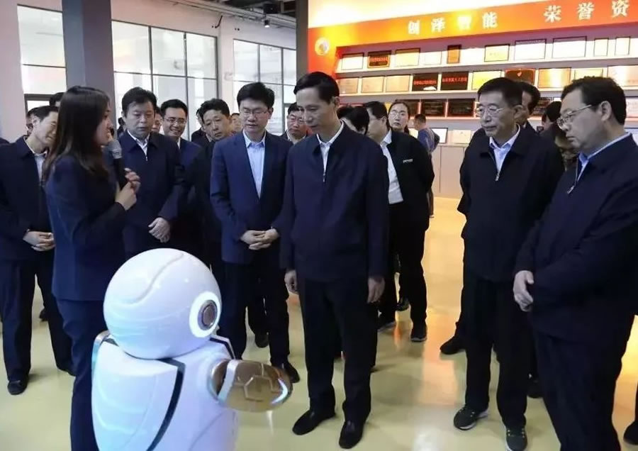 菏澤市考察團蒞臨創澤智能機器人股份有限公司觀摩