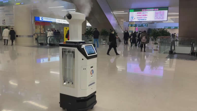 北京消毒機器人上崗301醫院