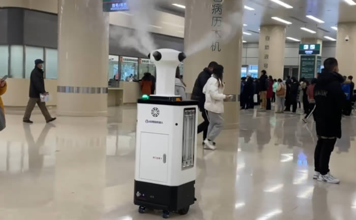 山東消殺防疫機器人應用實景圖片
