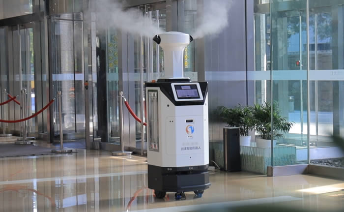智能室內霧化消毒機器人殺菌圖片